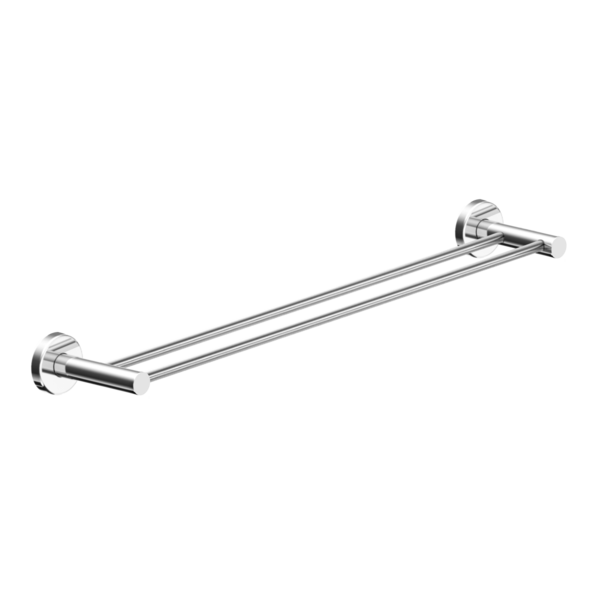 Toalheiro Duplo Para Banheiro Alto Brilho Atenas Grego Metal