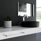 Toalheiro Duplo Para Banheiro Alto Brilho Orion Grego Metal 4