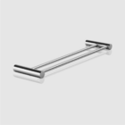 Toalheiro Duplo Para Banheiro Alto Brilho Orion Grego Metal 4