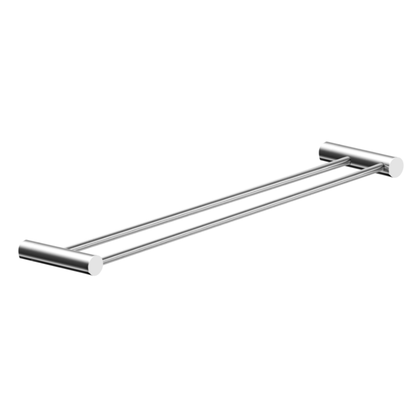 Toalheiro Duplo Para Banheiro Alto Brilho Orion Grego Metal 5