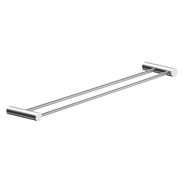 Toalheiro Duplo Para Banheiro Alto Brilho Orion Grego Metal 6