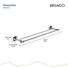 Toalheiro Duplo St. Claire Cromado