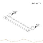 Toalheiro Duplo St. Claire Dourado Escovado