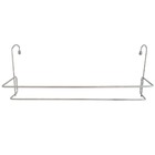 Toalheiro Duplo Suporte De Encaixe Box 45cm Toalhas De Banho