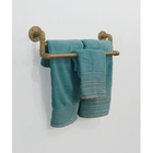 Toalheiro Duplo Suporte Porta Toalhas De Parede Acessório Ban