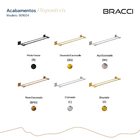 Toalheiro Duplo Vercci Aço Escovado