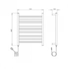 Toalheiro Elétrico Essencial 127v Aquece Preto