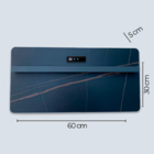 Toalheiro Elétrico Indução Térmico Aquecido 60x 30 Cinza 220v