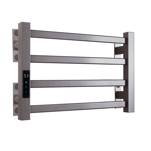 Toalheiro Elétrico Térmico Aquecido 30x 45 Cinza 220v