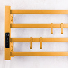 Toalheiro Elétrico Térmico Aquecido 30x 45 Dourado 110v