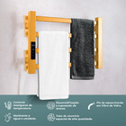 Toalheiro Elétrico Térmico Aquecido 30x 45 Dourado 110v