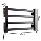 Toalheiro Elétrico Térmico Aquecido 30x 45 Preto 110v