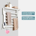 Toalheiro Elétrico Térmico Aquecido 45x 50 Branco 110v