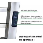Toalheiro Elétrico Térmico Inox 304 Timer Digital 1 Toalha -