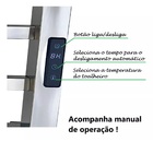 Toalheiro Elétrico Térmico Inox 304 Timer Digital 2 Toalhas -