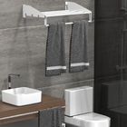 Toalheiro Hotel De Parede Porta Toalha Banho Branco U.tallin