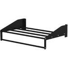 Toalheiro Hotel De Parede Porta Toalha Banho Preto U.tallin