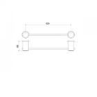 Toalheiro Linear 555 Domus C40 Meber