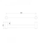 Toalheiro Linear Duplo 2039 Domus C40 Meber