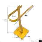 Toalheiro Para Banheiro Porta Toalha Lavabo Bancada Dourado