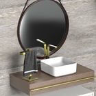 Toalheiro Para Banheiro Porta Toalha Lavabo Bancada Dourado
