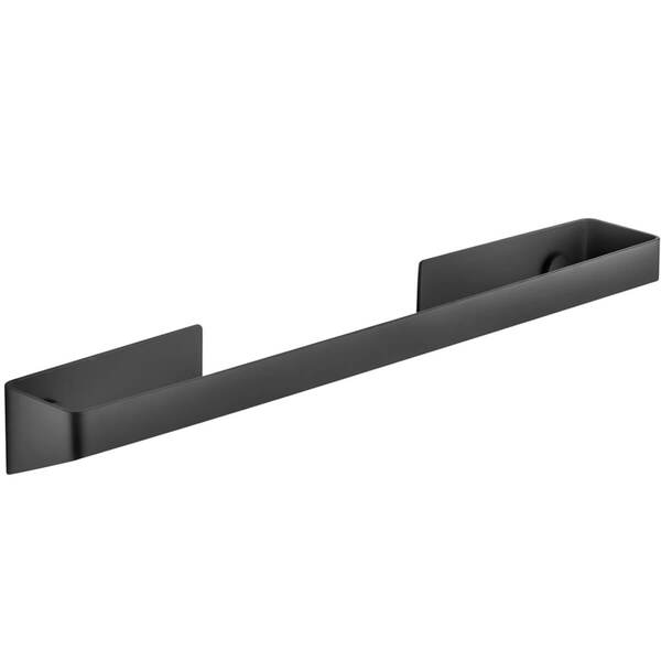 Toalheiro Para Banheiro Suporte De Toalha Simon Grafite 50cm