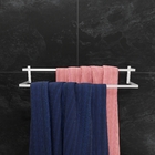 Toalheiro Parede Banheiro Porta Toalha Duplo 60cm Branco