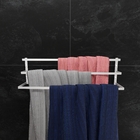 Toalheiro Parede Banheiro Porta Toalha Triplo 60cm Branco