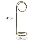 Toalheiro Porta Toalha De Rosto Arco Dourado Banheiro Lavabo