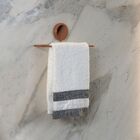 Toalheiro Porta Toalha Em Aço Fixação Por Adesivo 25cm - Wp C