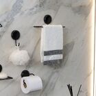 Toalheiro Porta Toalha Em Aço Fixação Por Adesivo 25cm - Wp C