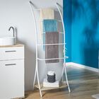 Toalheiro Porta Toalha Suporte Metal Banheiro Chão 5 Toalhas