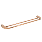 Toalheiro Porta Toalhas De Banho Duplo De Parede 60 Nias