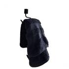 Toalheiro Preto De Alumínio Banhado Linha Città Black