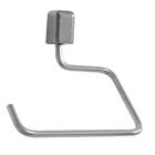 Toalheiro Preto De Alumínio Banhado Linha Città Black