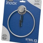 Toalheiro Redondo De Aço Inox Linha Inoox Steel Design