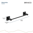 Toalheiro Rosto Essence Preto