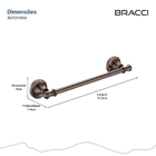 Toalheiro Rosto St. Claire Bronze Escovado