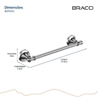 Toalheiro Rosto St. Claire Cromado