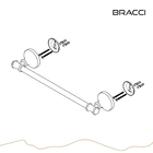 Toalheiro Rosto St. Claire Dourado