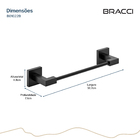 Toalheiro Rosto Vercci Preto