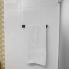 Toalheiro Simon Porta Toalha Preto 50cm Schmitt Aramados