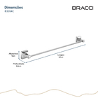 Toalheiro Simples Essence Cromado