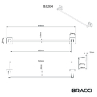 Toalheiro Simples Essence Cromado