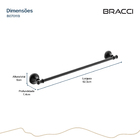 Toalheiro Simples St. Claire Preto