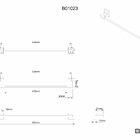 Toalheiro Simples Vercci Dourado