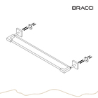 Toalheiro Simples Vercci Preto