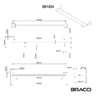 Toalheiro Simples Vercci Preto