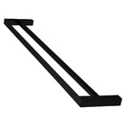 Toalheiro Slim Duplo 60cm - Preto