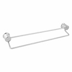 Toalheiro Suporte Porta Toalha De Banho Duplo Em Alumínio